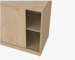 Komode Naia med 3 skuffer og 1 skydelåge eg