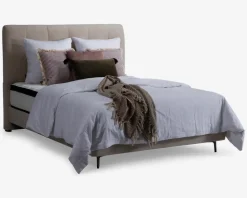 Komplet Continentalseng 140 x 200 cm beige