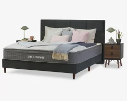 Komplet seng 180 x 200 cm grå