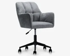 Kontorstol grå møbelstof