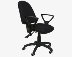 Kontorstol m/Armlæn Sort