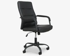 Kontorstol Sort Pu/Sort Fod