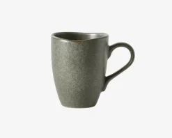 Krus m. Hank Mat Grå Ø.8 cm