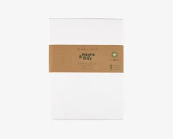 Kuvertlagen Percale Hvid 90x200 cm