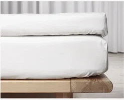 Kuvertlagen Percale Hvid 140x200 cm