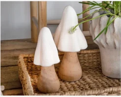 Lampe svamp LED lys H.27 cm