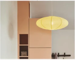 Lampeskærm Villo gul Ø.60 cm