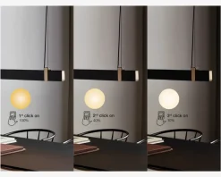 Langbordspendel Lilt sort L.115 cm