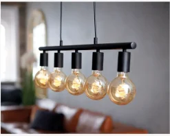 Langbordspendel Paco Sort L.80 cm