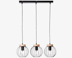 Langbordspendel Sorana Sort/Natur B.65,5cm