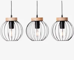 Langbordspendel Sorana Sort/Natur B.65,5cm