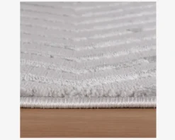 Løber Sahara sølvfarvet 80 x 150 cm