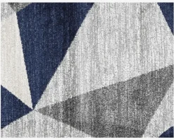 Løber Trigon Blå 80x150 cm