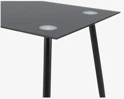 Lille spisebord i sort glas