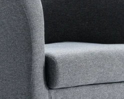 Lænestol Flash Grå Solid