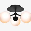 Loftlampe Atom Trio Opal Ø.26 cm