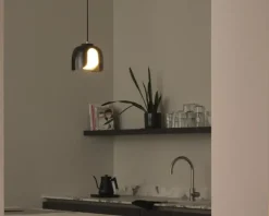 Loftlampe Corolle sort Ø.20 cm