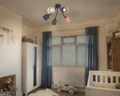 Loftlampe filt vævet H.43,5 cm