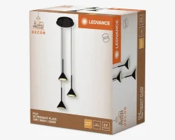 Loftlampe Fuji 3 x pendel sort Ø.29 cm