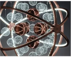 Loftlampe Galaxy Kobber Ø.48 cm