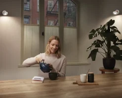 Loftlampe spot Pluto hvid L.9 cm