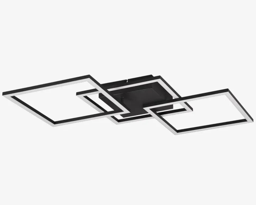 Loftlampe Trail 3 Sort L.52,5 cm