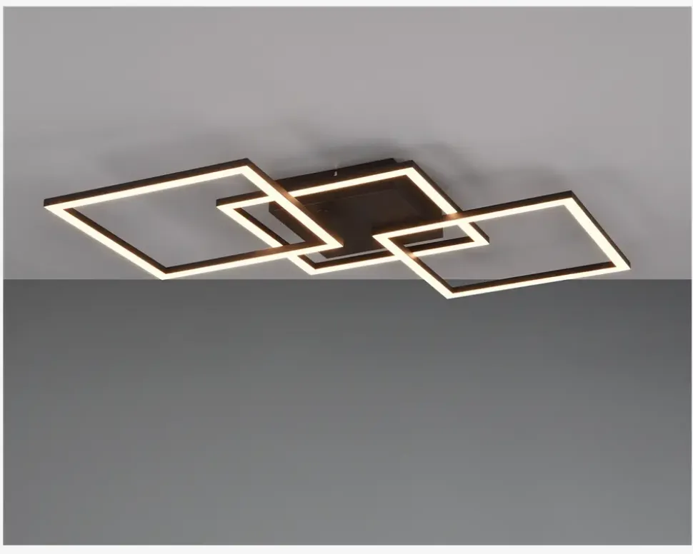 Loftlampe Trail 3 Sort L.52,5 cm