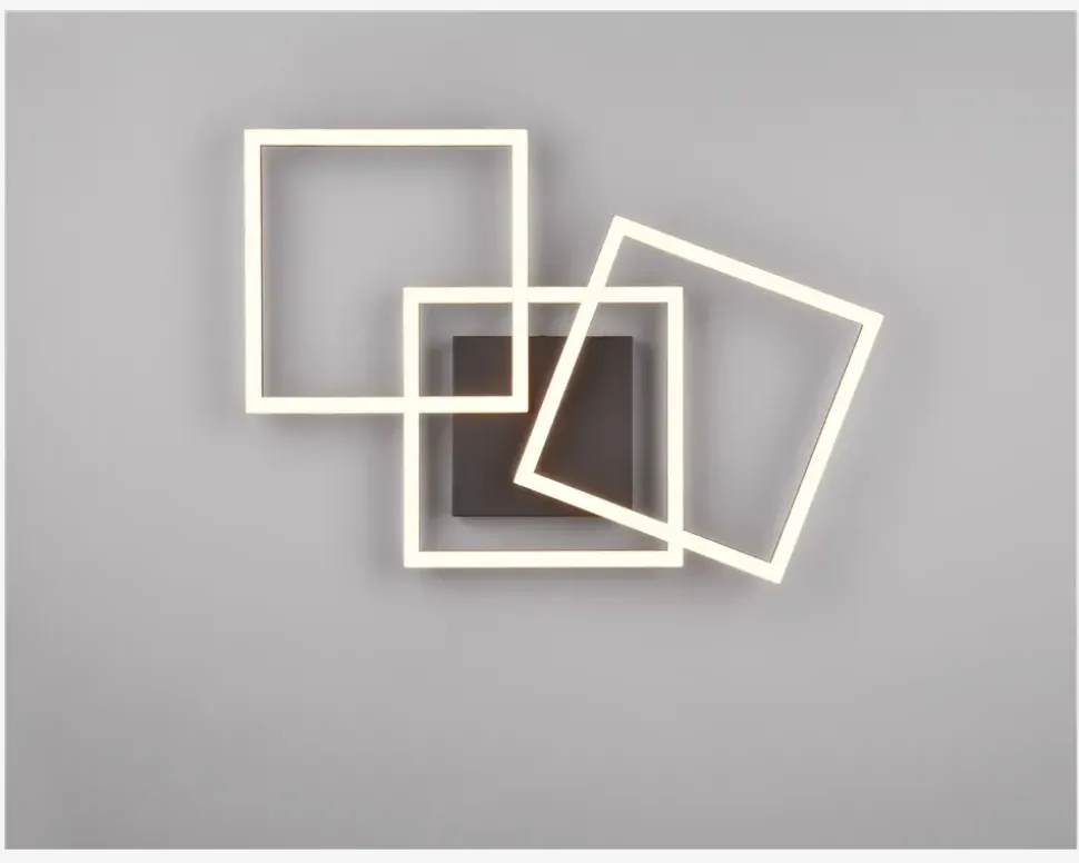 Loftlampe Trail 3 Sort L.52,5 cm