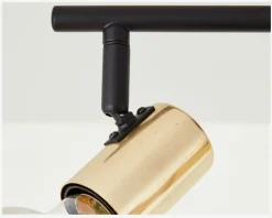 Loftspot Kerry Sort/Messing 3 x E27