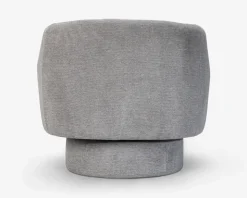 Loungestol m/drejefunktion grå/beige