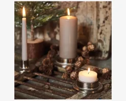 Lysestage Alu Antik Ø.10 cm