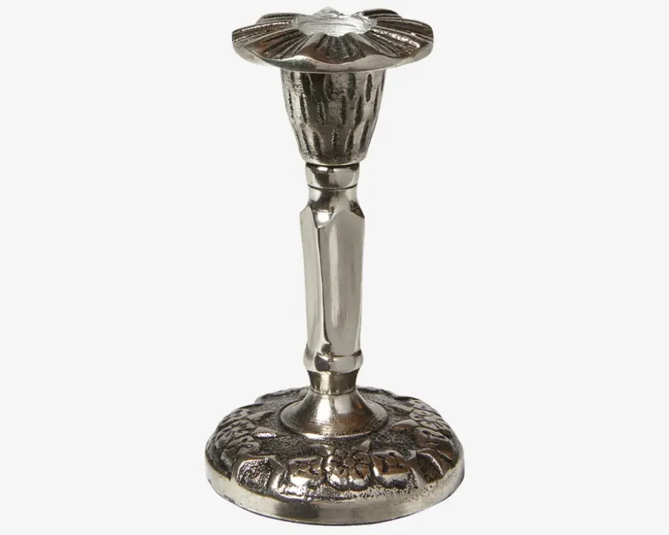 Lysestage Barok Antik H.11cm