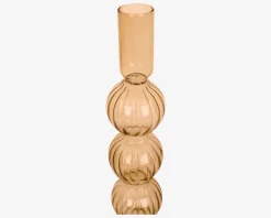 Lysestage Bubbles Sand H.25 cm