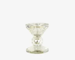 Lysestage Lysebrun Glas H.7 cm