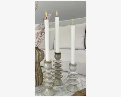 Lysestage sand H.16,5 cm