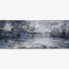 Maleri abstrakt vand 50x150 cm