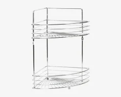 Milano Hjørnehylde Dobbeltkurv Stor