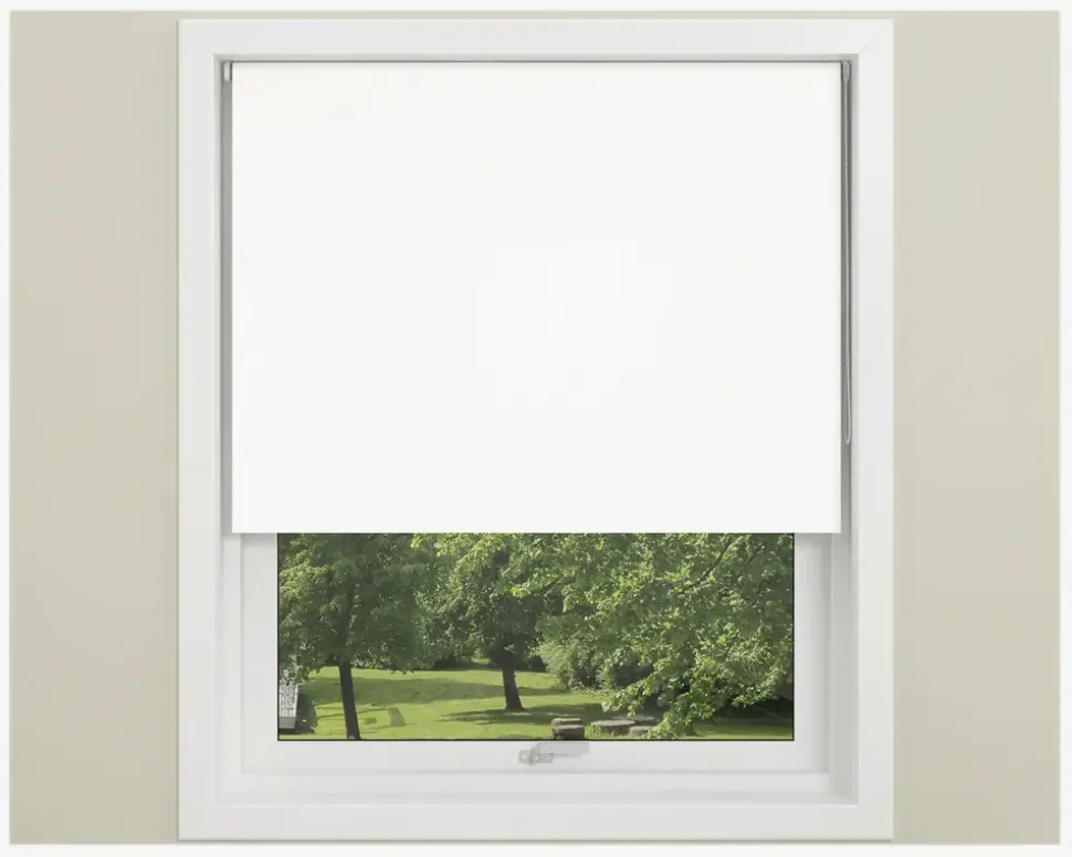 MørkL. m. Kæde Uni 120x175 cm Hvid