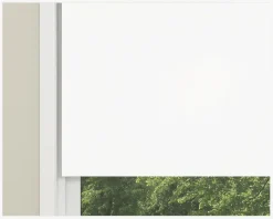 MørkL. m. Kæde Uni 130x175 cm Hvid