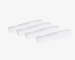 Mundservietter 4 pak Hvid