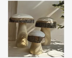 Mushroom natur H.20 cm