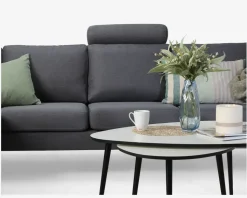 Nakkepude Grå Slidstærkt Møbelstof