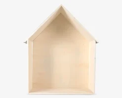 Nissehus i træ H.40 cm