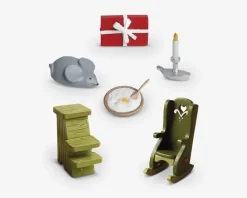 Nissesæt Grøn M. Stol Taburet