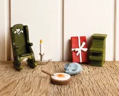 Nissesæt Grøn M. Stol Taburet