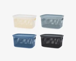 Opbevaringsboks Med Låg Ass H.12 cm