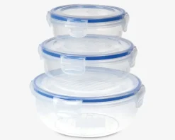 Opbevaringsboks runde 3 stk.