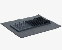 Opvaskestativ Med Måtte Grå