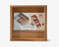 Organiserings bakke akacietræ 15x15 cm