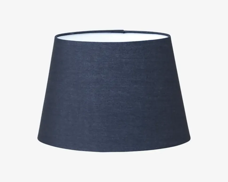 Oval Skærm H. 17 cm Sort